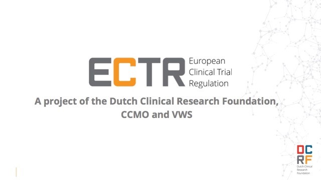 Presentatie Over ECTR Tijdens ACRON Najaarsvergadering Dutch Clinical