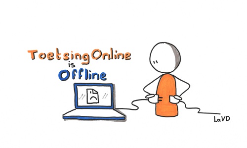 ToetsingOnline offline op 1 juli 20251